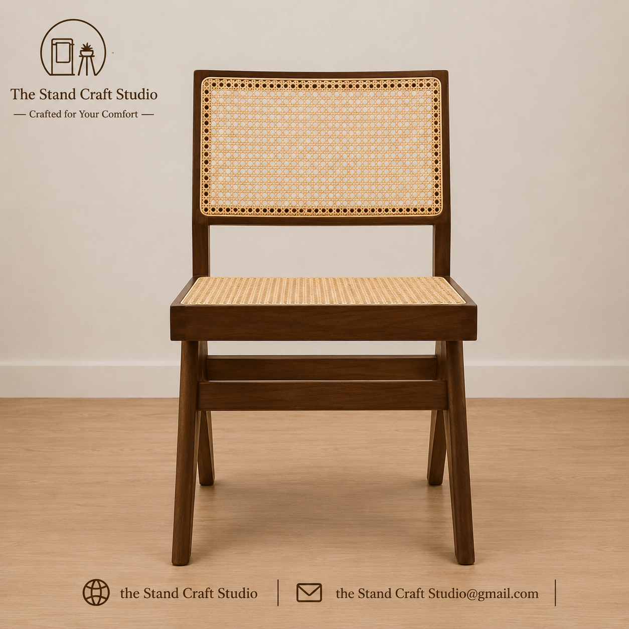 Chandigarh Dining Side Chair With V Legs