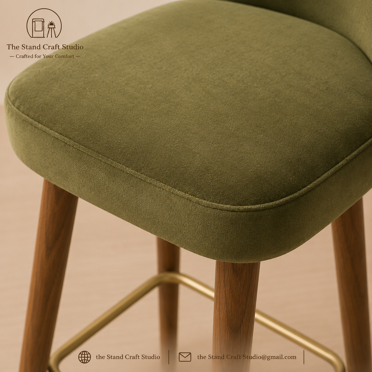 Mid Century Modern Design Bar Stool