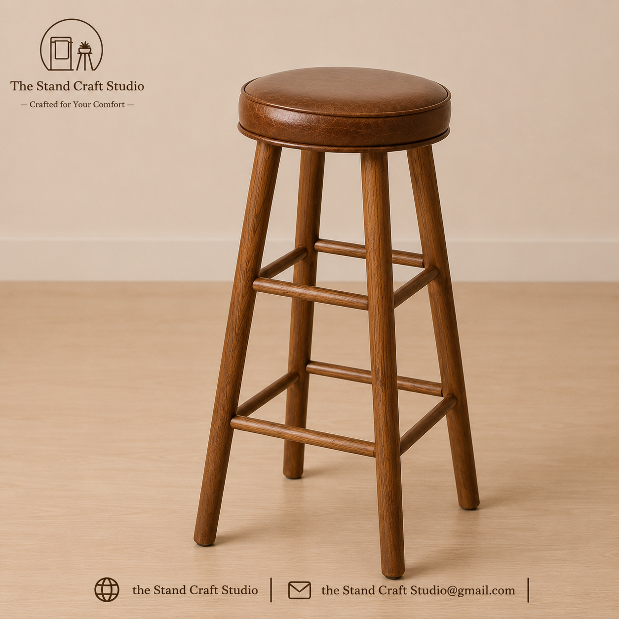 Classic Vintage Bar Stool