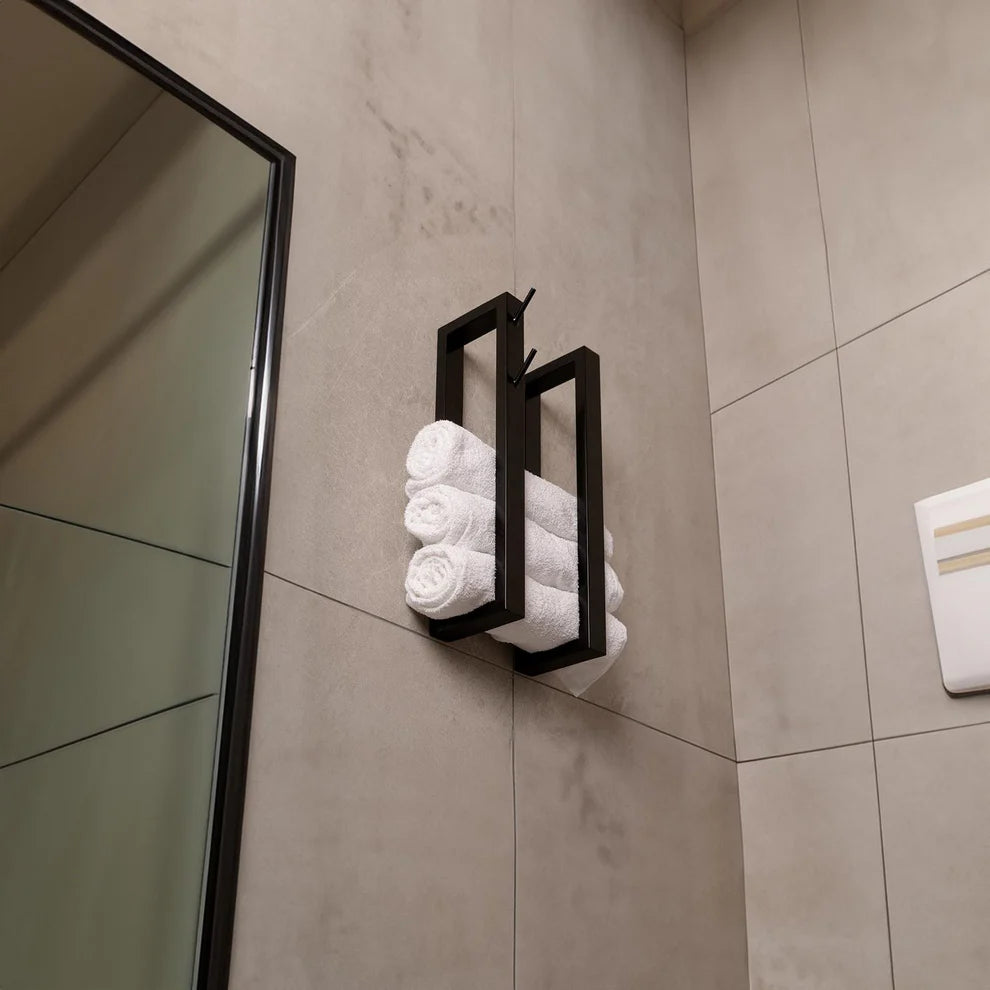 Bathroom Towel Holder for Wall, Blanket Storage,