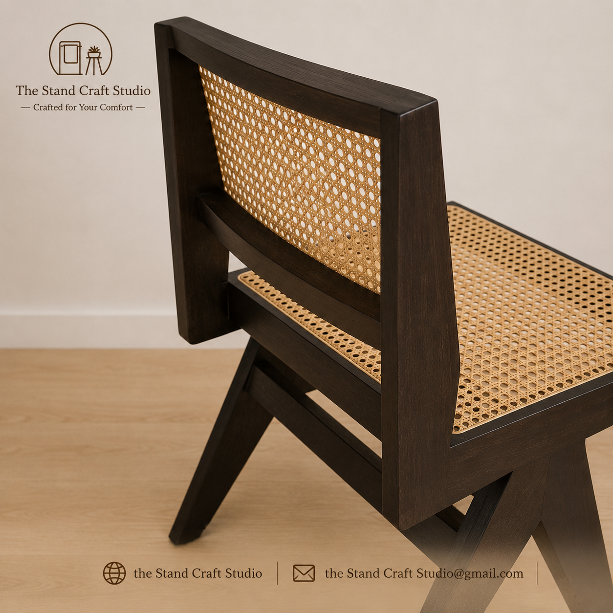 Chandigarh Dining Side Chair With V Legs