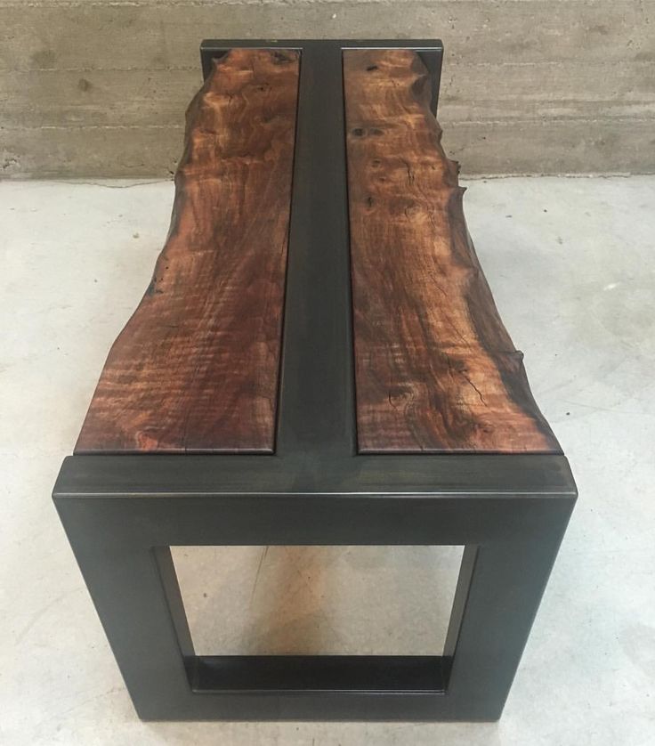 Handcrafted live edge table featuring natural wood grain and organic contours