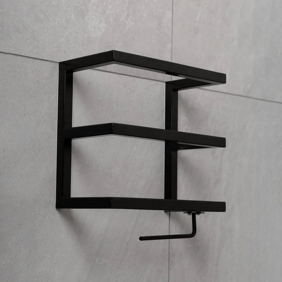 Metal Bathroom Shelf, Toilet Paper Holder Wall Mount